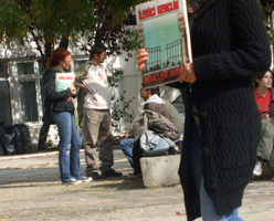 "İlerici Gençlik" Hacettepe Üniversitesi'nde öğrencilerle buluşmaya devam ediyor
