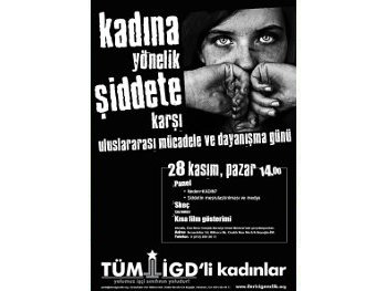 İlerici kadınlar, kadına yönelik şiddete karşı bir araya geliyor