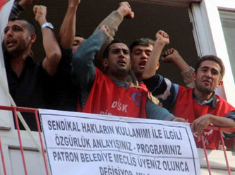 Akdeniz Çivi işçilerine polis müdahalesi