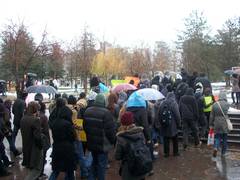 Hacettepe Üniversitesi'nde öğrenciler yasaklara karşı yürüyüş düzenledi