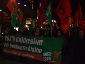 Ankara'da öğrencilere yönelik polis saldırısı protesto edildi