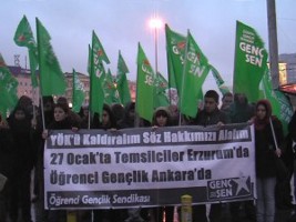 Genç-Sen: "Öğrencilerin gerçek temsilcileri Erzurum'a gidiyor"