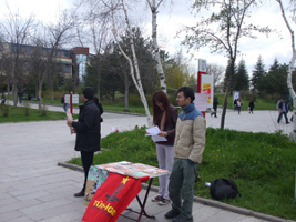 Hacettepe'li ilerici öğrenciler Taksim'e çağırıyor!