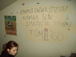 1 Mayıs coşkusu İÜ'de dinmeden devam ediyor