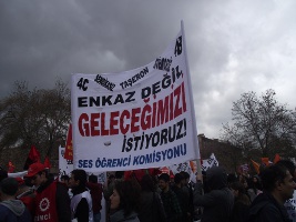 SES Öğrenci Komisyonu da 3 Nisan'da alandaydı