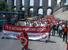 15-16 Haziran Direnişi'nin 41. yılında işçiler alanlardaydı
