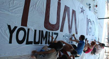 İlerici gençliğin yaz kampının 2. günü sona erdi