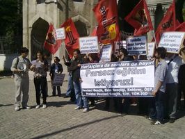 Beyazıt Meydanı'nda har(a)çlara karşı eylem