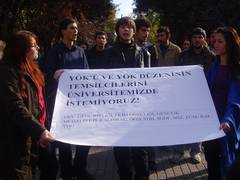 Ankara Üniversitesi'nden ilerici, devrimci öğrenciler YÖK Başkanı'nı üniversitede istemiyor