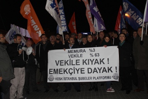 KESK İstanbul Şubeler Platformu milletvekillerine yapılan 