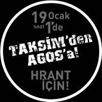 Hrant için Taksim'den Agos'a!