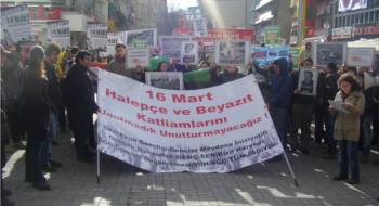 Ankara'da 16 Mart katliamları protesto edildi