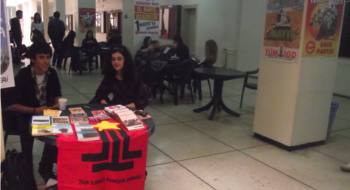 İlerici Öğrenciler Cebeci Kampusü'nde 1 Mayıs çağrı masaları açtı