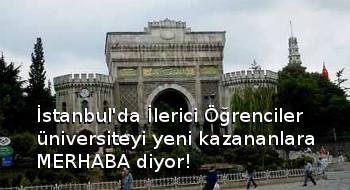 Hoşgeldin dostum üniversitemize!