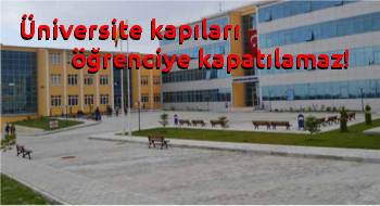 Trakya Üniversitesi'nde öğrencilere kapılar kapatıldı