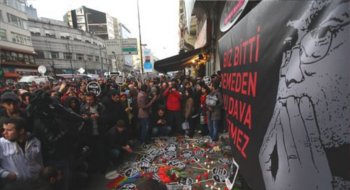 Katledişilin 6. yılında Agos önünde binler seslendi: Faşizme inat, kardeşimsin Hrant
