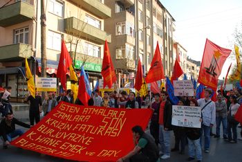 Nurtepe'de kriz eylemi