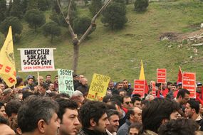 Emekçiler SSGSS'yi durdurmak için İstanbul sokaklarındaydı