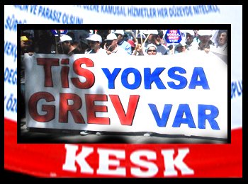 KESK'li emekçiler Ankara'daydı