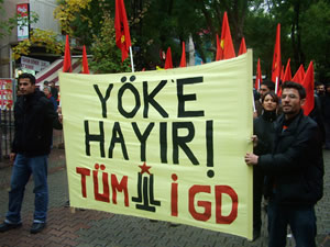 Ankara'da YÖK'e hayır!