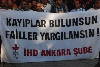 Ankara İHD'den basın açıklaması: "Kayıplar Bulunsun Failler Yargılansın!"