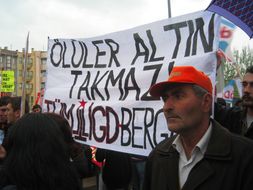 Çanakkale'de "Kazdağlarında Siyanürlü Altına Hayır!" mitingi yapıldı