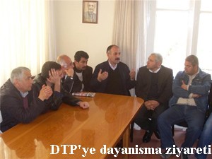 DTP Ankara il örgütüne dayanışma ziyareti gerçekleştirildi