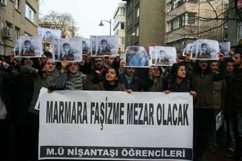 Nişantaşı'nda saldırılara cevap: "Bu okul bizim!"