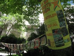 ÜSF öncesi kolektif pankart boyama ve resim sergisi