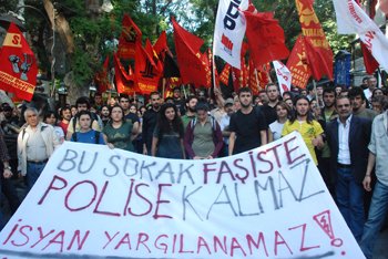 Ankara'da tutuklamaya karşı bir basın açıklaması gerçekleştirildi