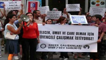 Sosyal Hizmet çalışanları taşeronlaşmaya karşı seslerini yükseltti