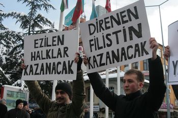 Kastamonu da Filistin'e yapılan katliamı lanetledi