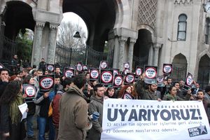 Genç-Sen haykırdı: "İşten çıkarılanlar geri alınsın!"