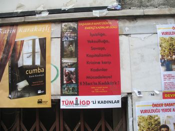 8 Mart çalışmaları hızla sürüyor!  Haydi kadınlar 8 Mart'ta Kadıköy'e, mitinge!