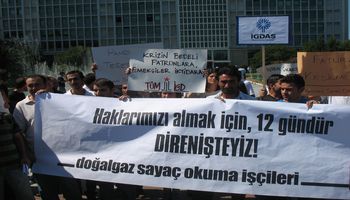 İGDAŞ işçileri 12. direniş gününde alanlara çıktı!